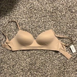 Women’s soma soft tan wireless bra size 34D